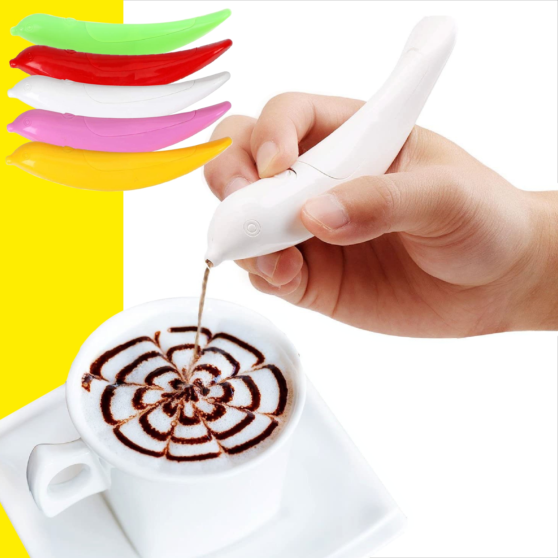 Lapiz Eléctrico Decorador Café Especias